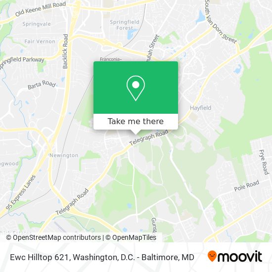 Ewc Hilltop 621 map