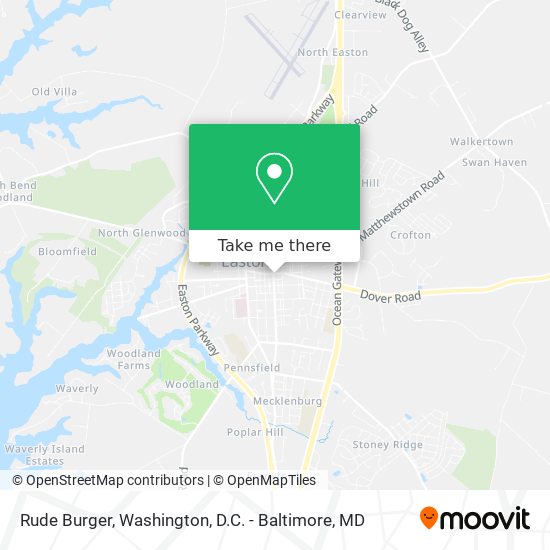 Rude Burger map