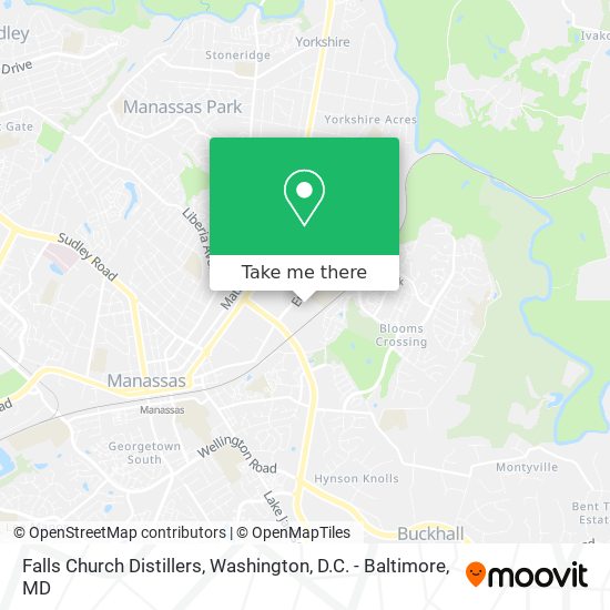 Mapa de Falls Church Distillers