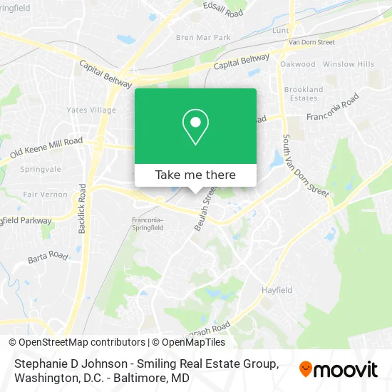 Stephanie D Johnson - Smiling Real Estate Group map