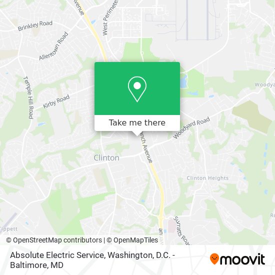 Absolute Electric Service map