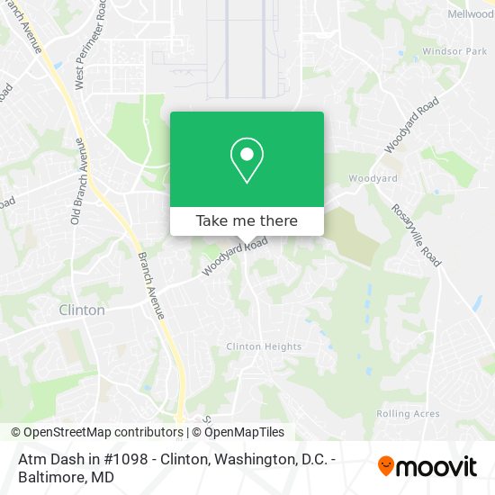 Mapa de Atm Dash in #1098 - Clinton