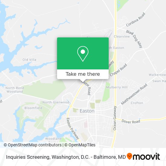 Inquiries Screening map