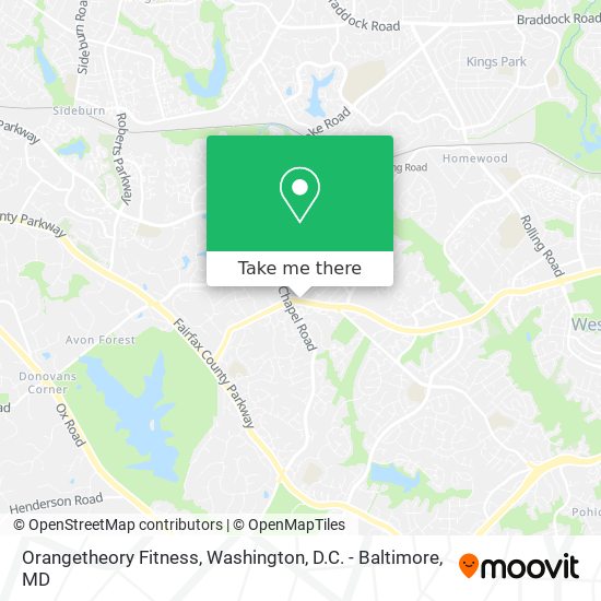 Orangetheory Fitness map