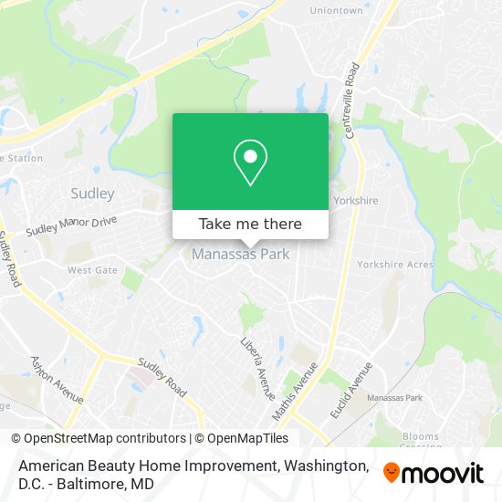 American Beauty Home Improvement map