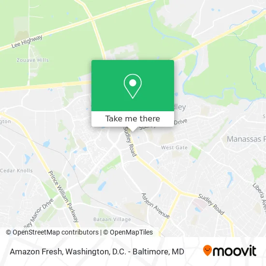 Amazon Fresh map