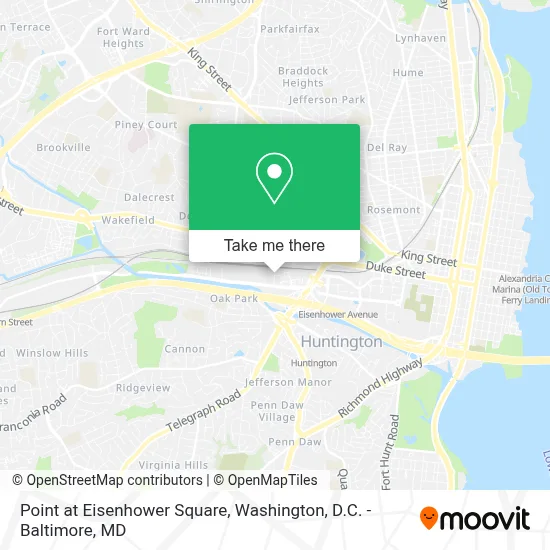 Point at Eisenhower Square map