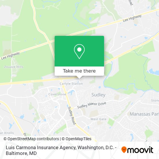 Luis Carmona Insurance Agency map