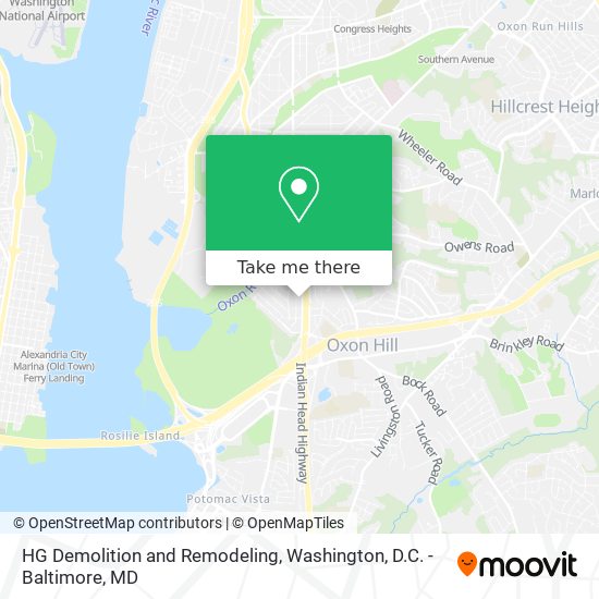 Mapa de HG Demolition and Remodeling