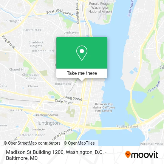Madison St Building 1200 map