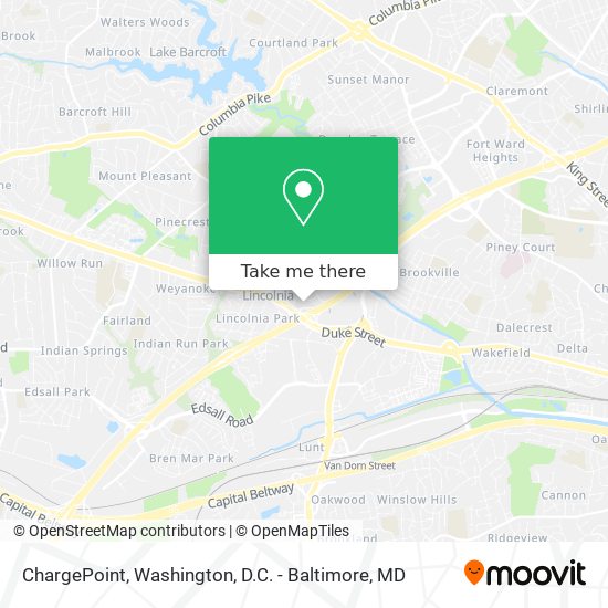 ChargePoint map