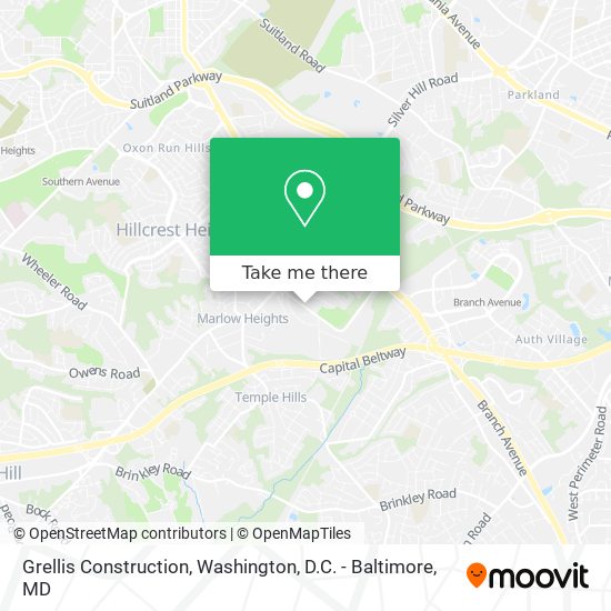 Grellis Construction map