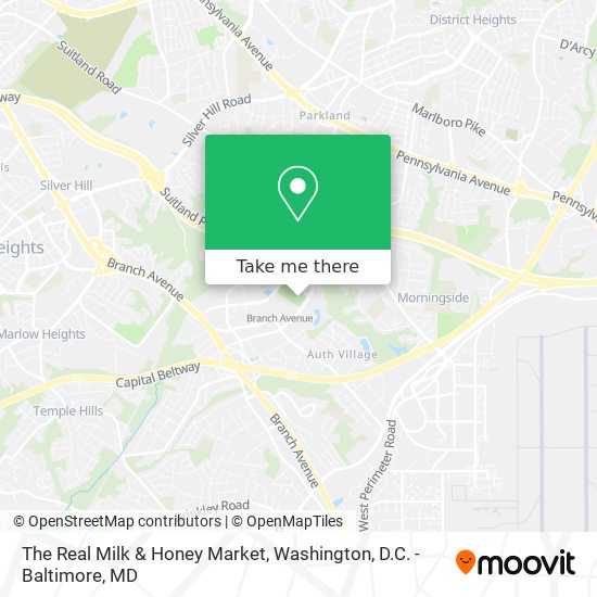 The Real Milk & Honey Market map