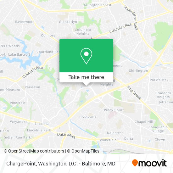 ChargePoint map