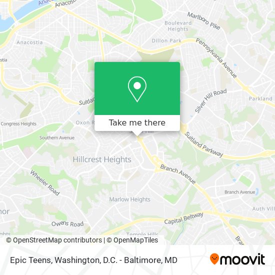 Mapa de Epic Teens