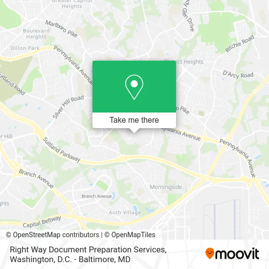Right Way Document Preparation Services map