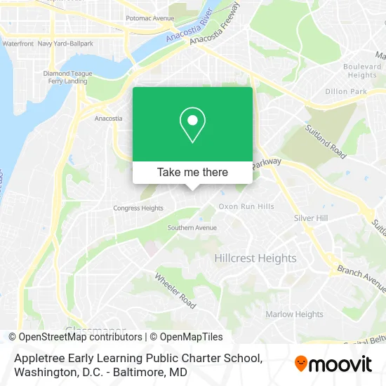 Appletree Early Learning Public Charter School map
