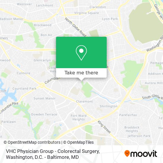 VHC Physician Group - Colorectal Surgery map