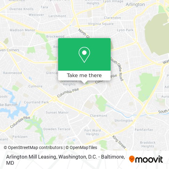 Arlington Mill Leasing map