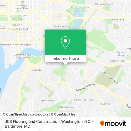 JCS Flooring and Construction map