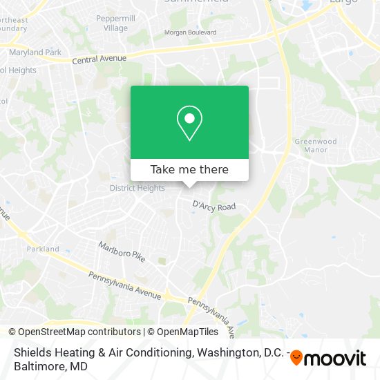 Shields Heating & Air Conditioning map