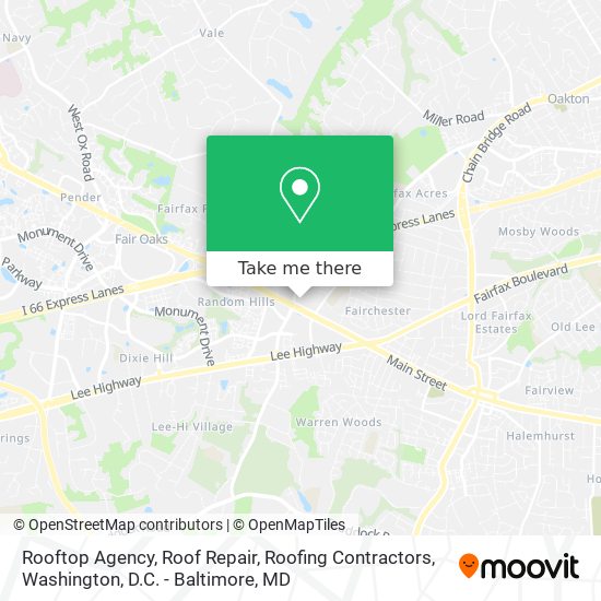 Mapa de Rooftop Agency, Roof Repair, Roofing Contractors