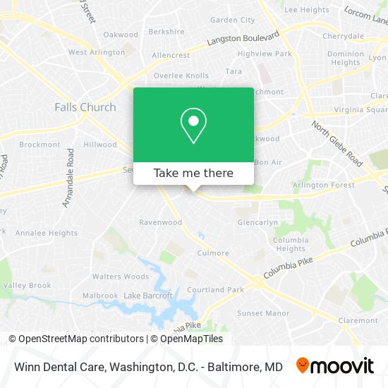 Winn Dental Care map