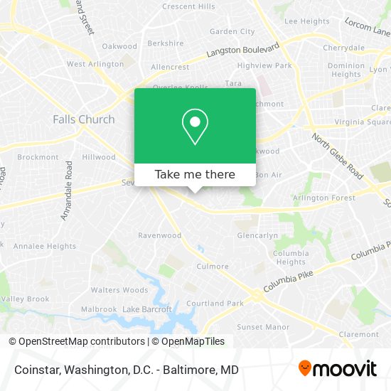 Coinstar map