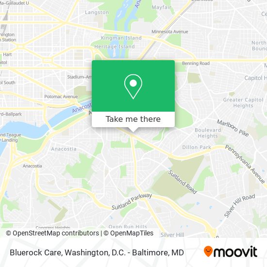 Bluerock Care map