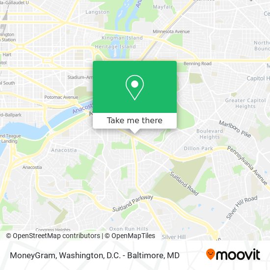 MoneyGram map