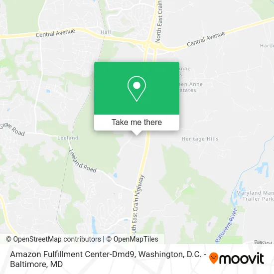 Amazon Fulfillment Center-Dmd9 map