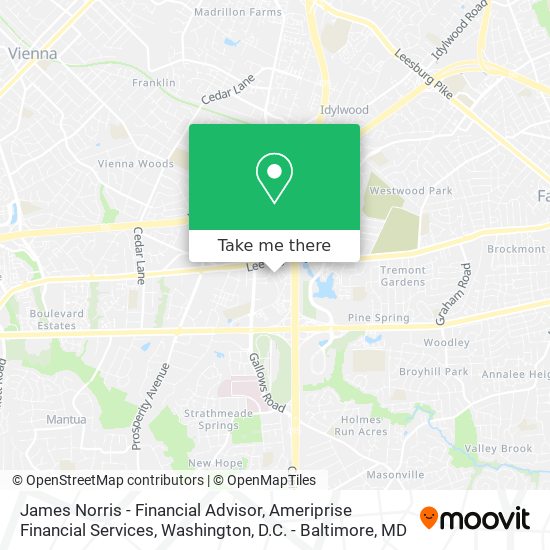 Mapa de James Norris - Financial Advisor, Ameriprise Financial Services
