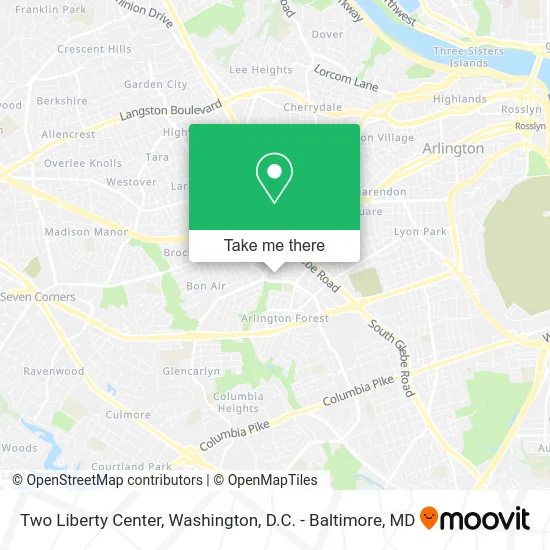 Two Liberty Center map