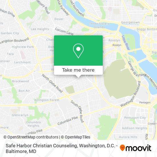 Mapa de Safe Harbor Christian Counseling