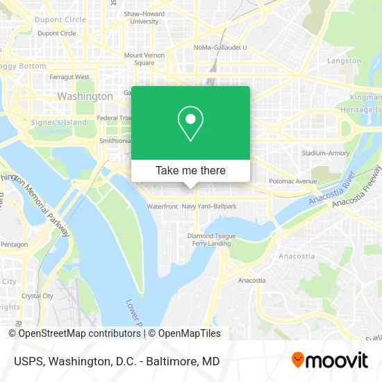 Mapa de USPS