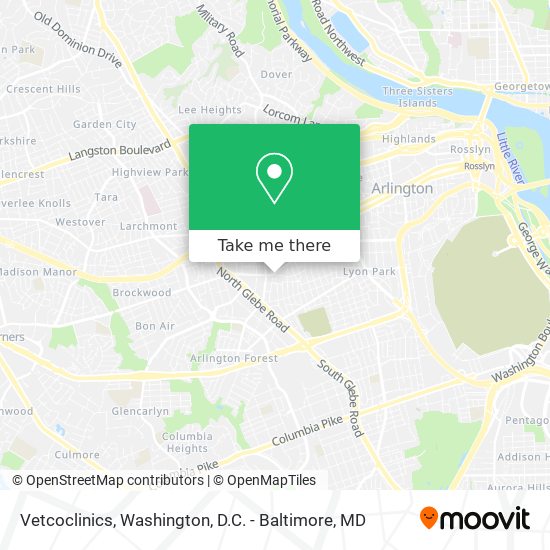 Vetcoclinics map