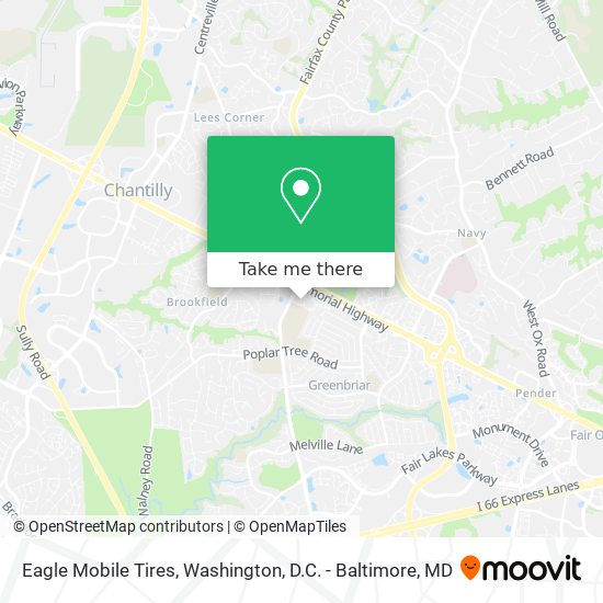 Eagle Mobile Tires map
