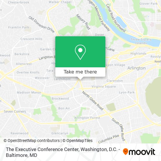 The Executive Conference Center map