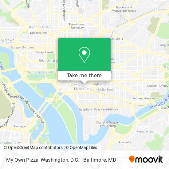 Mapa de My Own Pizza