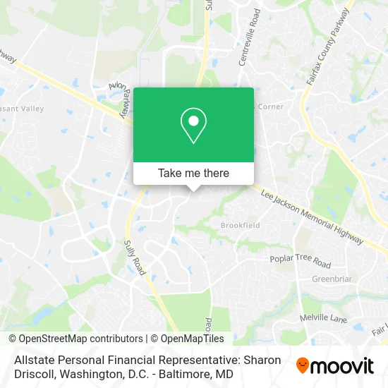 Allstate Personal Financial Representative: Sharon Driscoll map