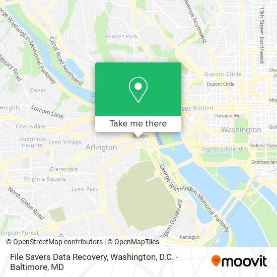 File Savers Data Recovery map