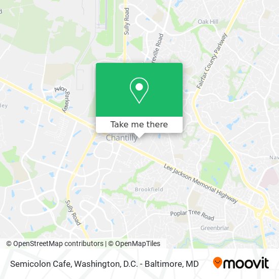 Mapa de Semicolon Cafe