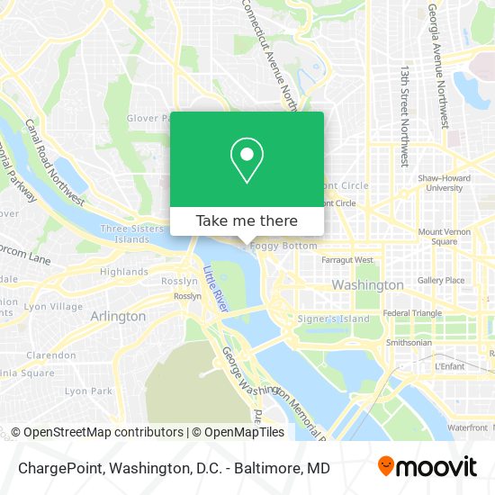 ChargePoint map