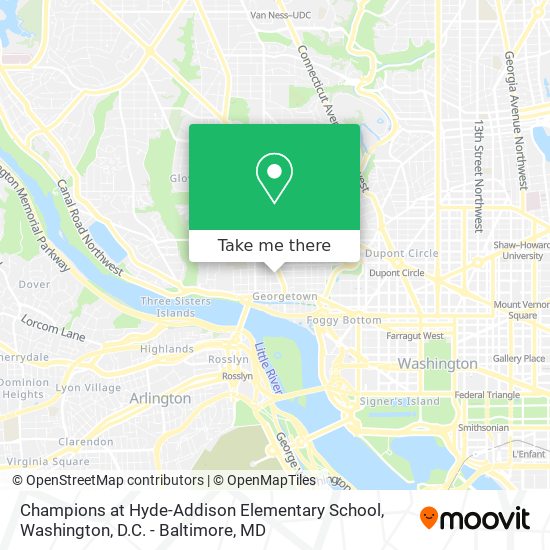 Champions at Hyde-Addison Elementary School map