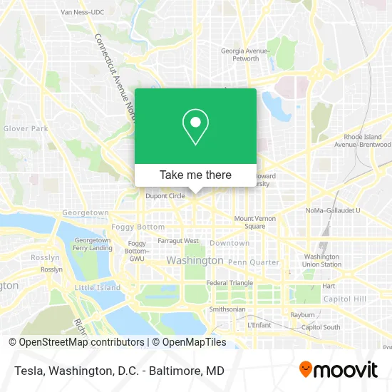Tesla map