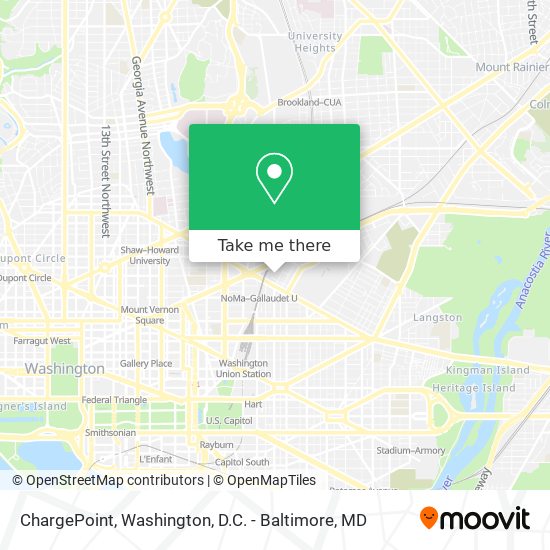 ChargePoint map