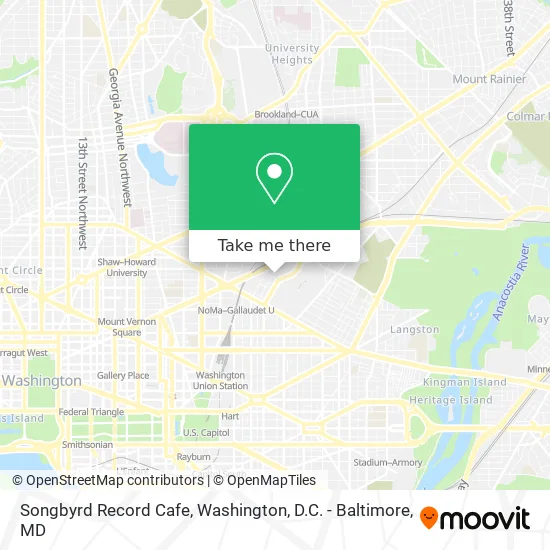 Songbyrd Record Cafe map