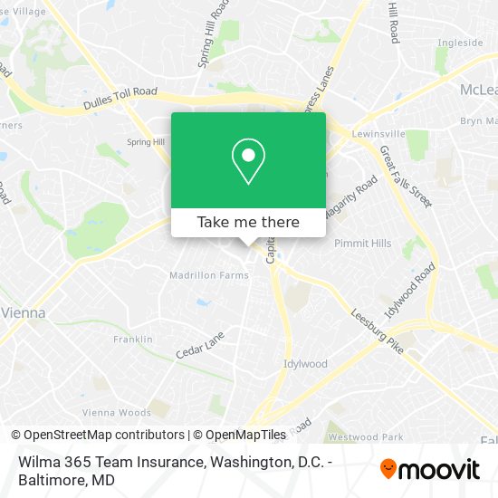 Mapa de Wilma 365 Team Insurance