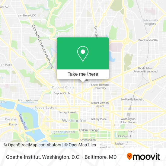 Mapa de Goethe-Institut