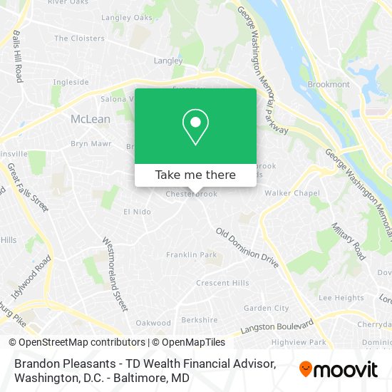 Brandon Pleasants - TD Wealth Financial Advisor map